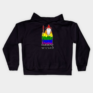 Rainbow Wizard Kids Hoodie